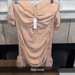 Tan dress, NWT